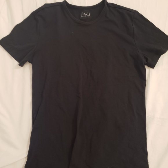 Cuts muscle t-shirt slim-fit, black (Small) *NEW* - Picture 1 of 1